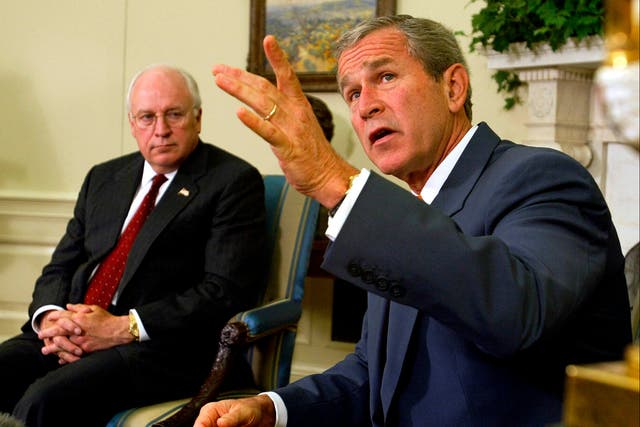 The bad old days: George W Bush and Dick Cheney
