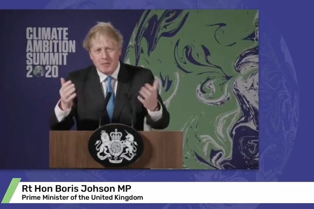 Boris Johnson urges UK to become the ‘Saudi Arabia of wind power'