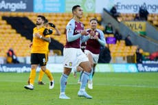 Wolves Vs Aston Villa Result Last Gasp Anwar El Ghazi Penalty Seals Victory For Visitors As Both Sides See Red The Independent