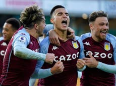 Last-gasp Villa penalty seals win over Wolves as both sides see red