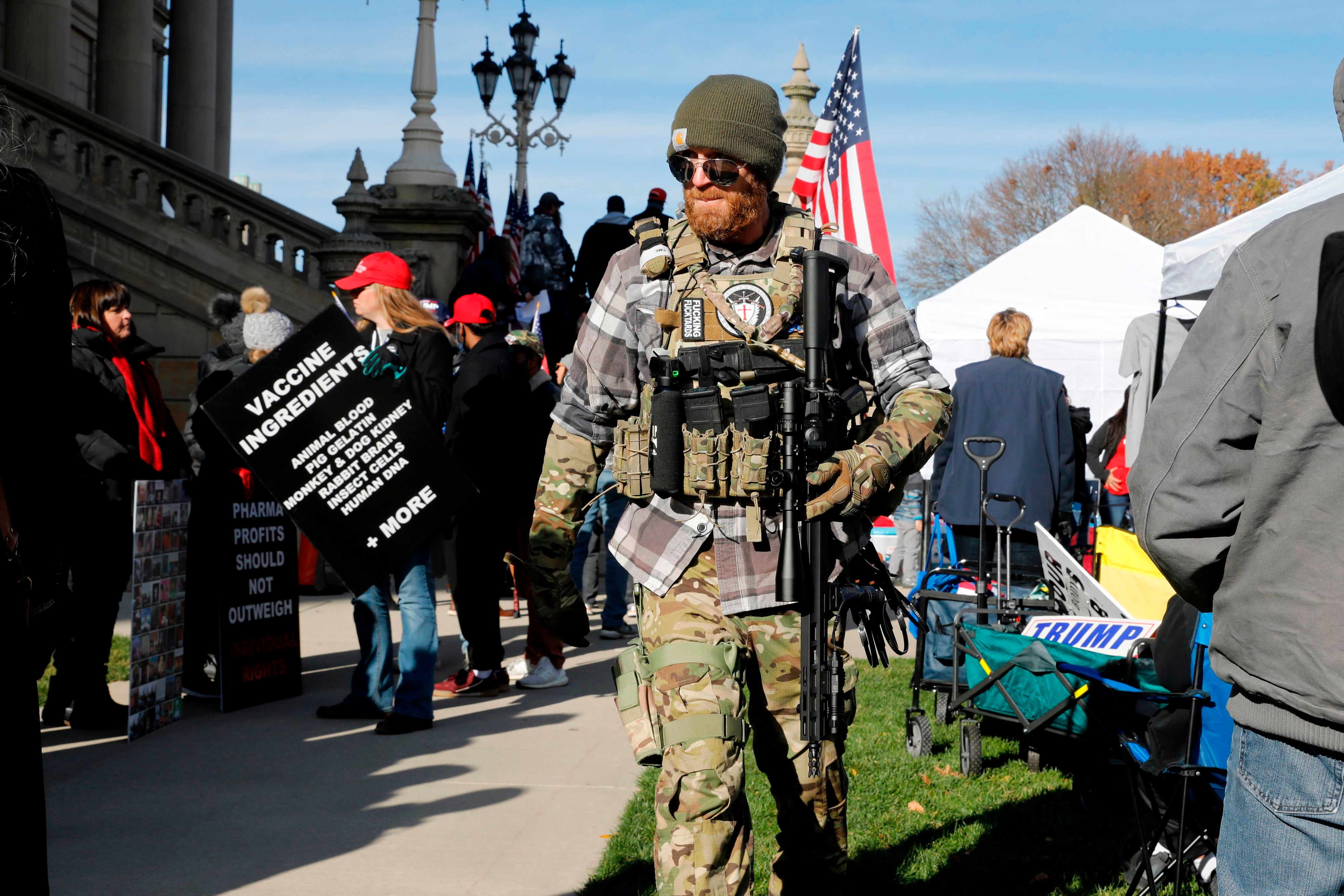 Michigan’s presidential electors will get a police escort as they submit their electoral college votes to confirm Joe Biden as the next president