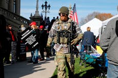 Michigan electors get police protection as they cast vote for Biden