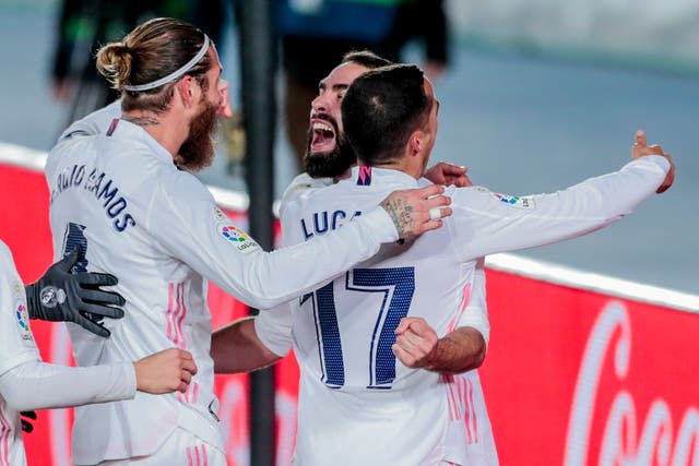 <p>Real Madrid propinó su primera derrota de la temporada a los Rojiblancos</p>
