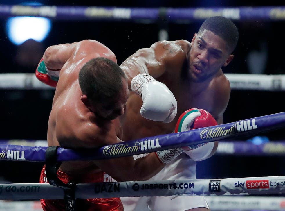 Anthony Joshua New And Improved Aj Starts Journey Towards Perfect Fight Against Tyson Fury The Independent