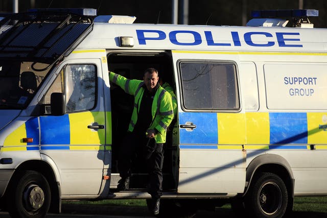 Avon and Somerset Police, investigate a multiple fatal collision near Junction 25 on the M5 motorway on November 6, 2011 in Taunton, England. The Avon and Somerset Police say they believe they have located the mother of an infant found dead in a private garden on Saturday, 13 December, 2020.
