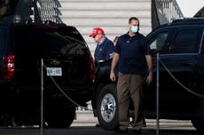 Trump heads to Virginia golf club – follow live