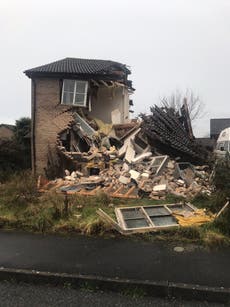 House destroyed by suspected gas explosion in Lincolnshire