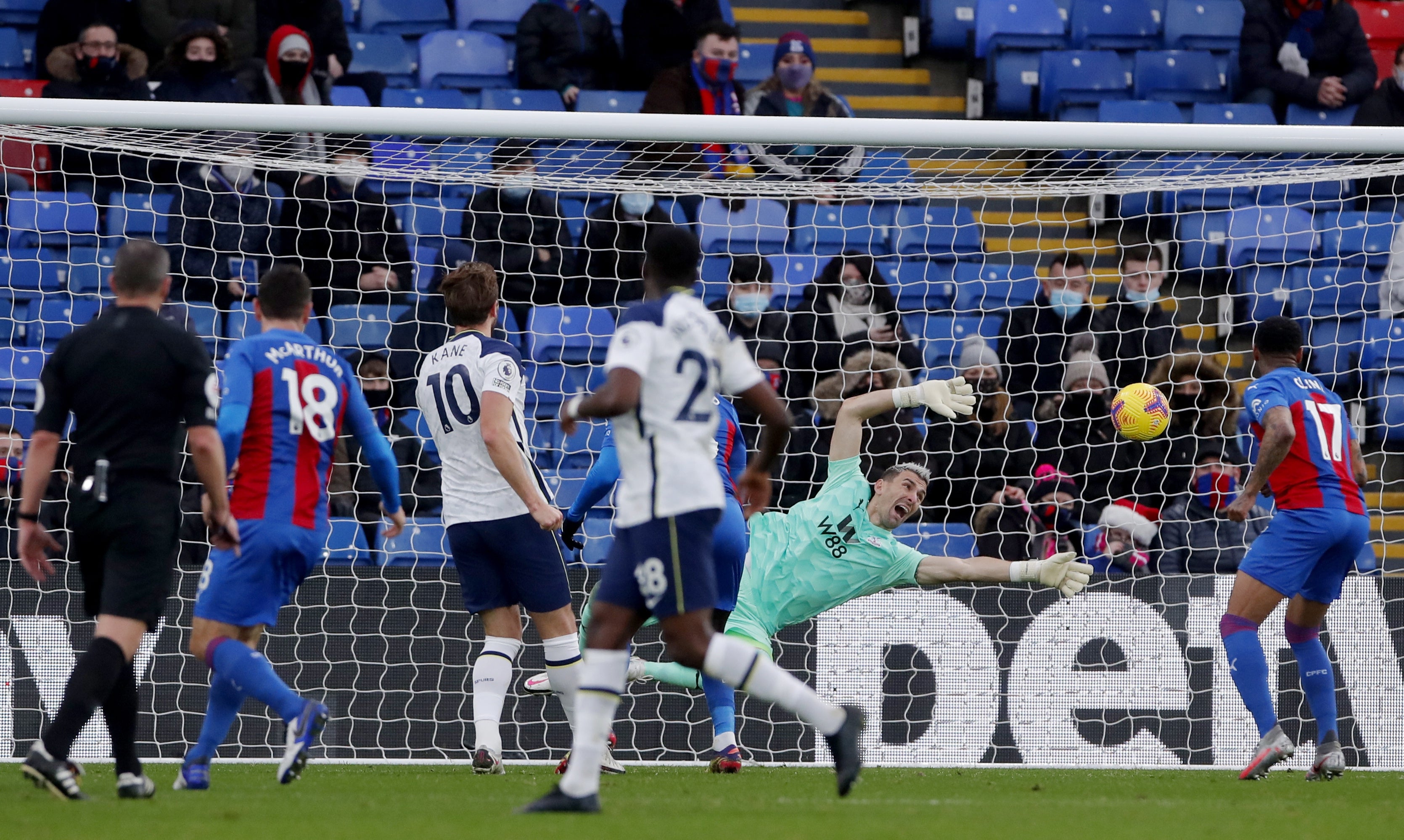 Vicente Guaita pulled off several saves to deny Spurs