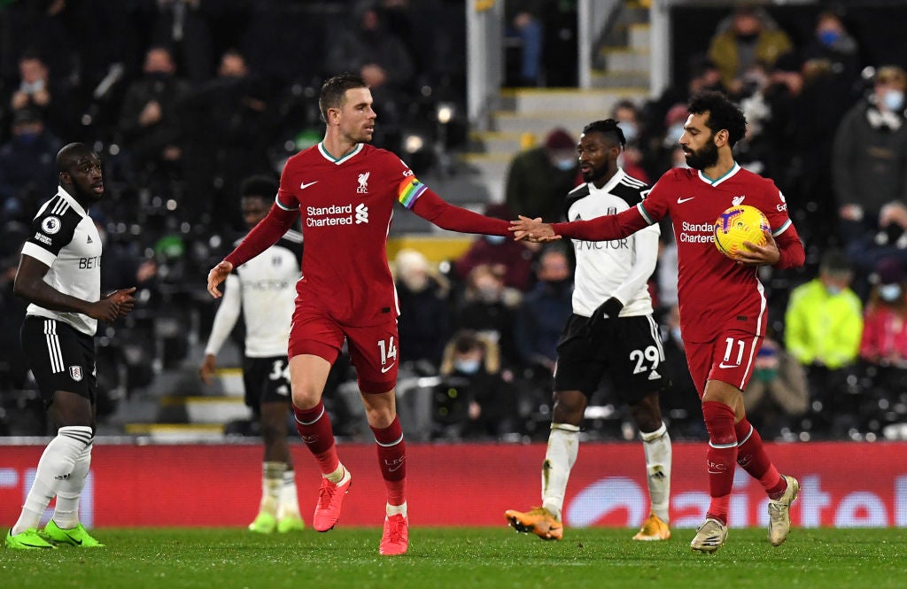 Salah scores for Liverpool
