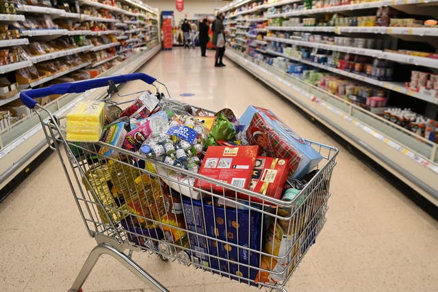 Supermarkets began stockpiling food and other goods this weekend in preparation 