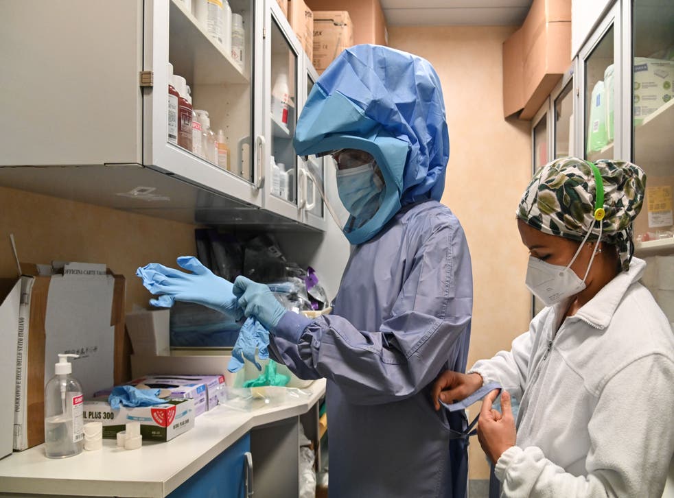 <p>Rebrote de Coronavirus en Italia.</p>