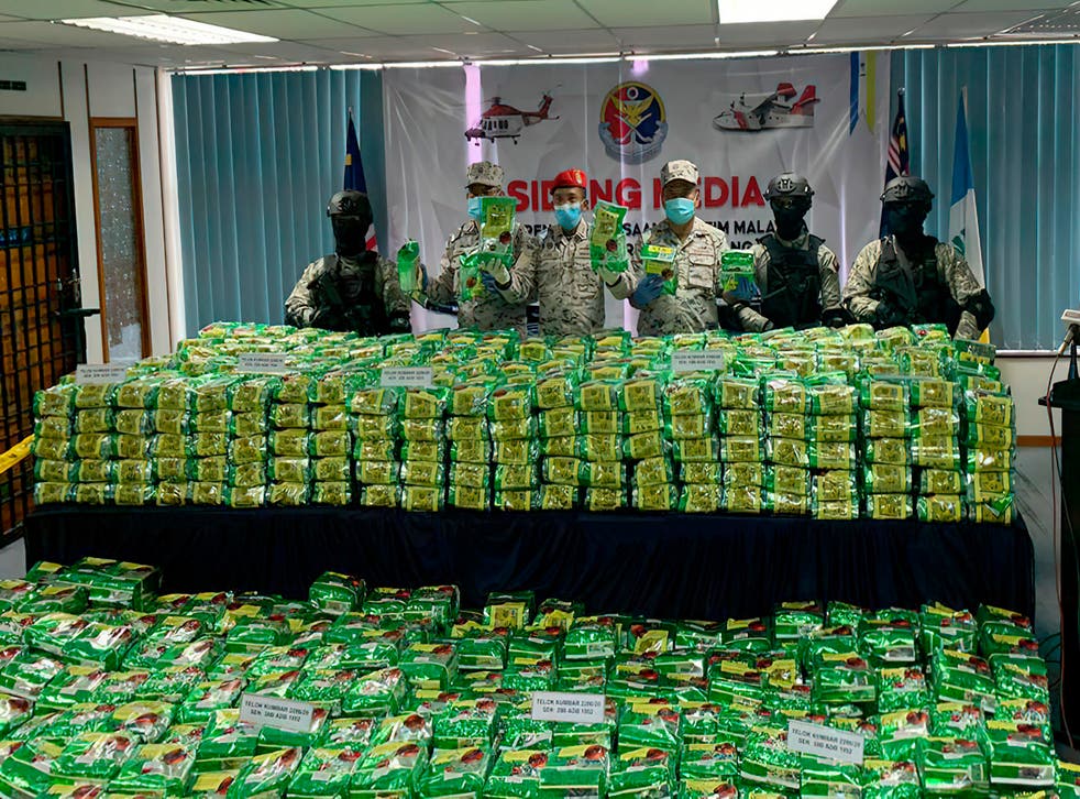 Malaysia Makes Its Largest Ever Crystal Meth Seizure Ap Malaysia Boat Kuala Lumpur Country The Independent
