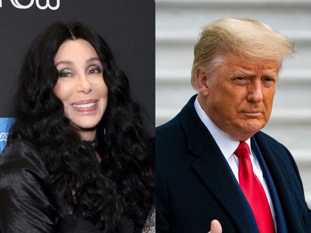 Cher y Donald Trump