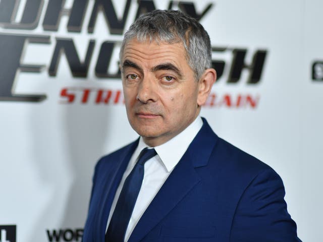 Rowan Atkinson at a screening of Johnny English Strikes Again in 2018