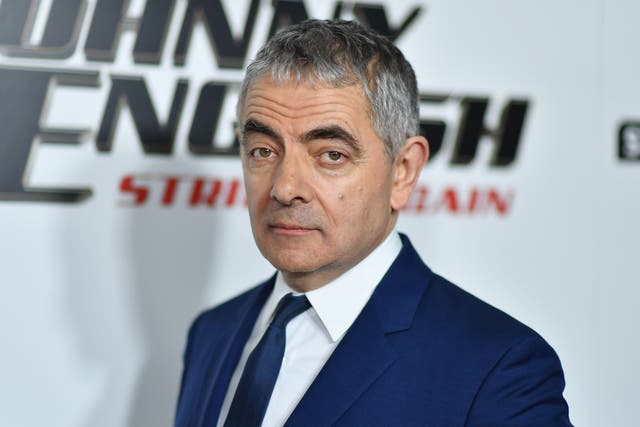 Rowan Atkinson at a screening of Johnny English Strikes Again in 2018