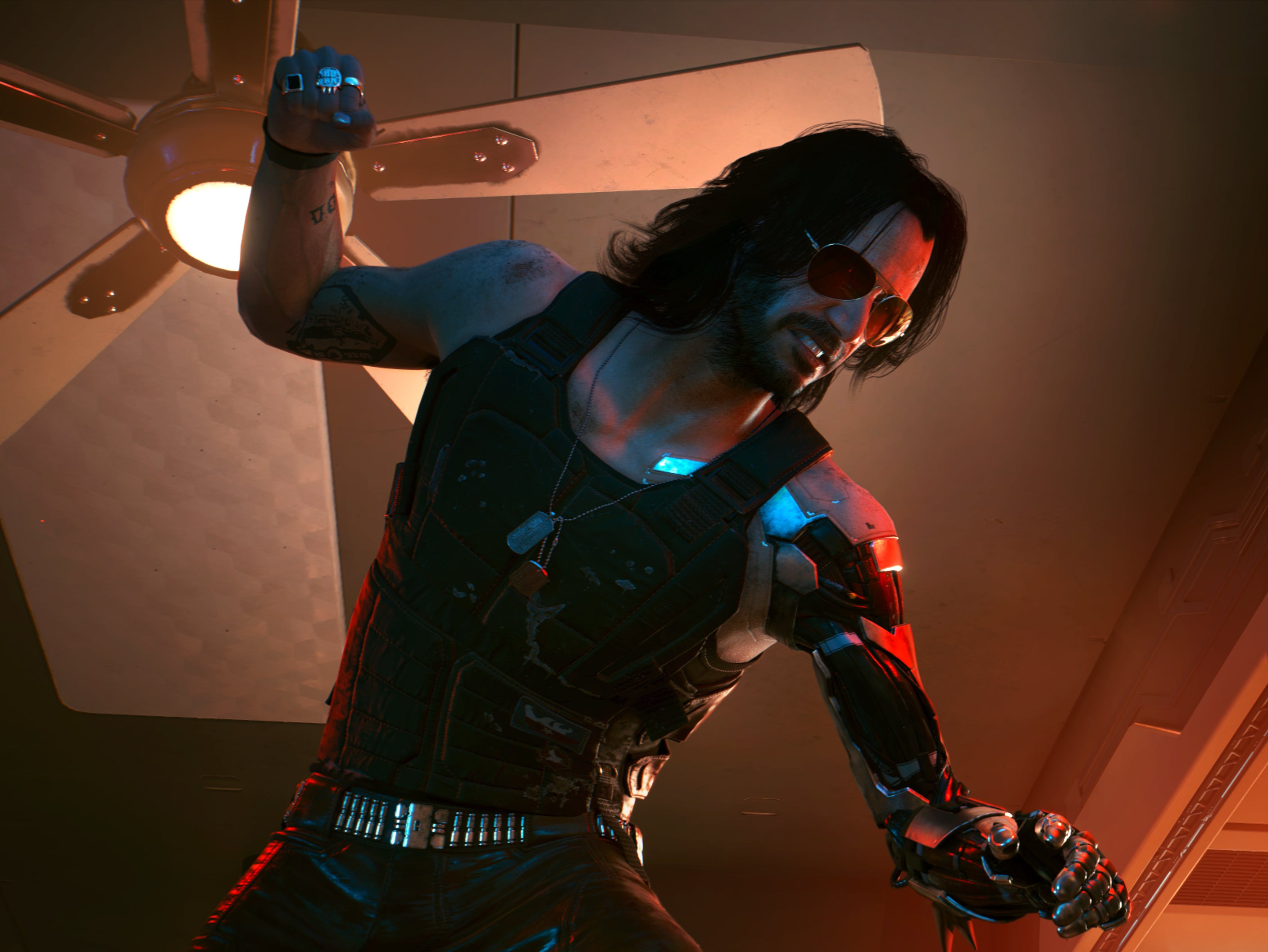 Keanu Reeves as Johnny Silverhand in Cyberpunk 2077
