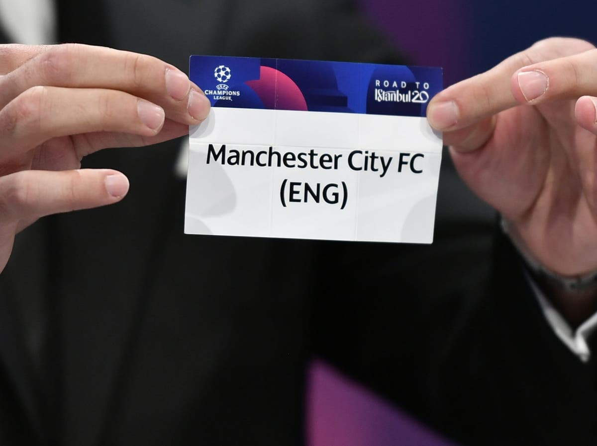 Man City to face Borussia Monchengladbach in Champions League last 16