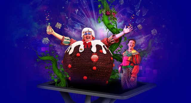 <p>Iain Lauchlan stars as the dame in ‘Jack and the Beanstalk Online’</p>