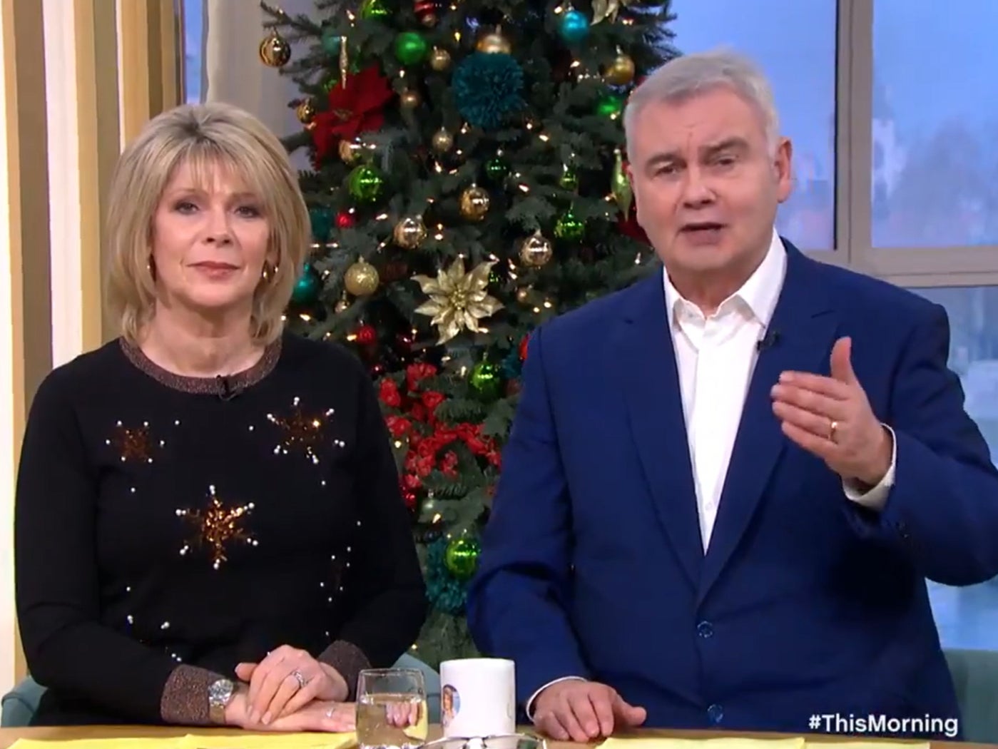 Eamonn Holmes and Ruth Langsford on This Morning