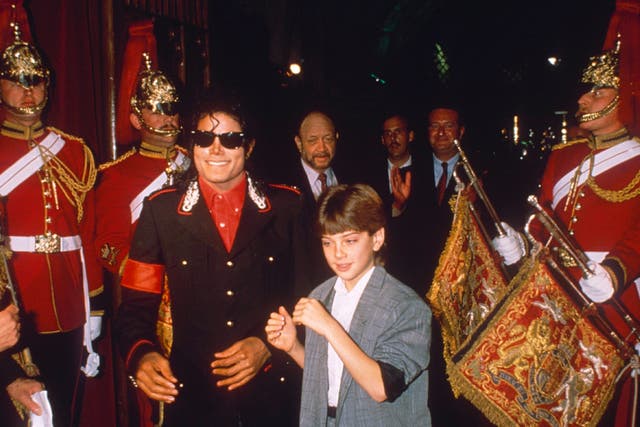 Michael Jackson and Jimmy Safechuck in 1988