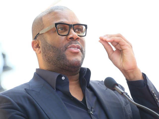 Tyler Perry attends a ceremony in Los Angeles, California on 21 February 2020