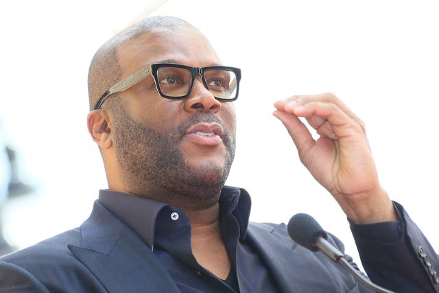 Tyler Perry attends a ceremony in Los Angeles, California on 21 February 2020