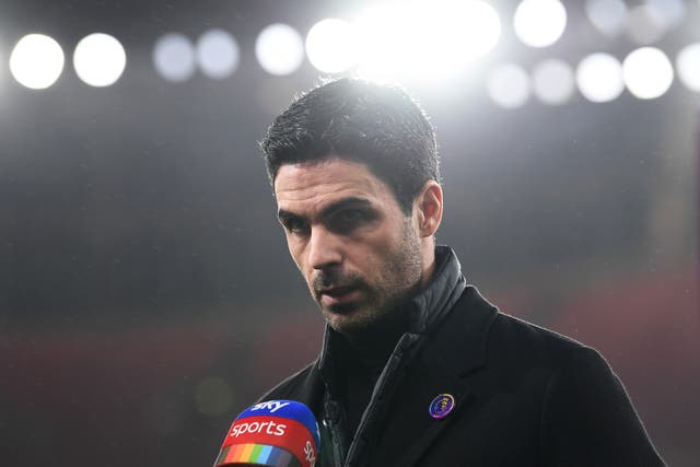 Mikel Arteta has been defended by Arsenal technical director Edu