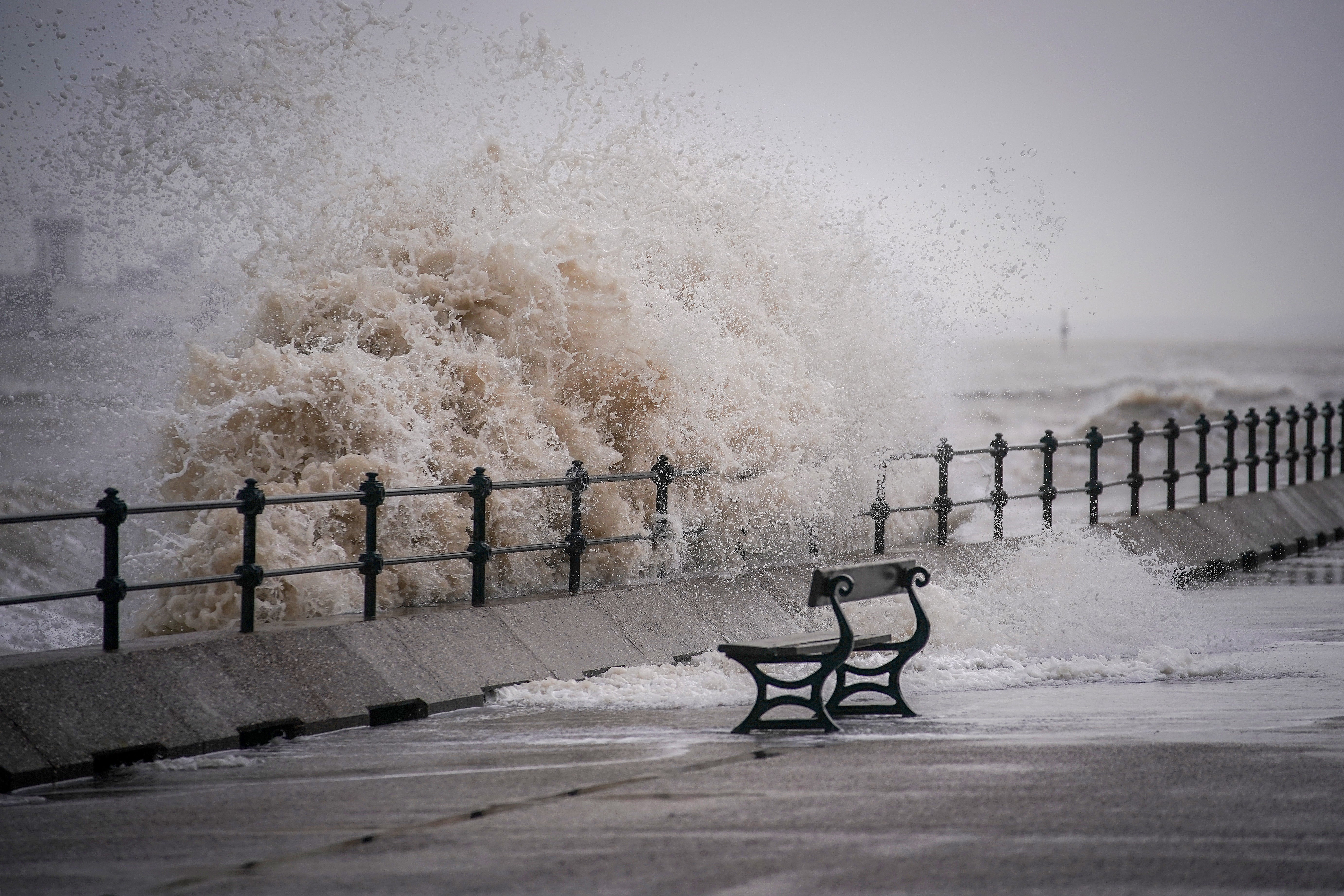 The south west and Northern Ireland could see coastal flooding