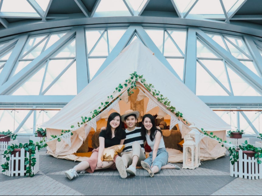 Changi Airport launches glamping in the airport