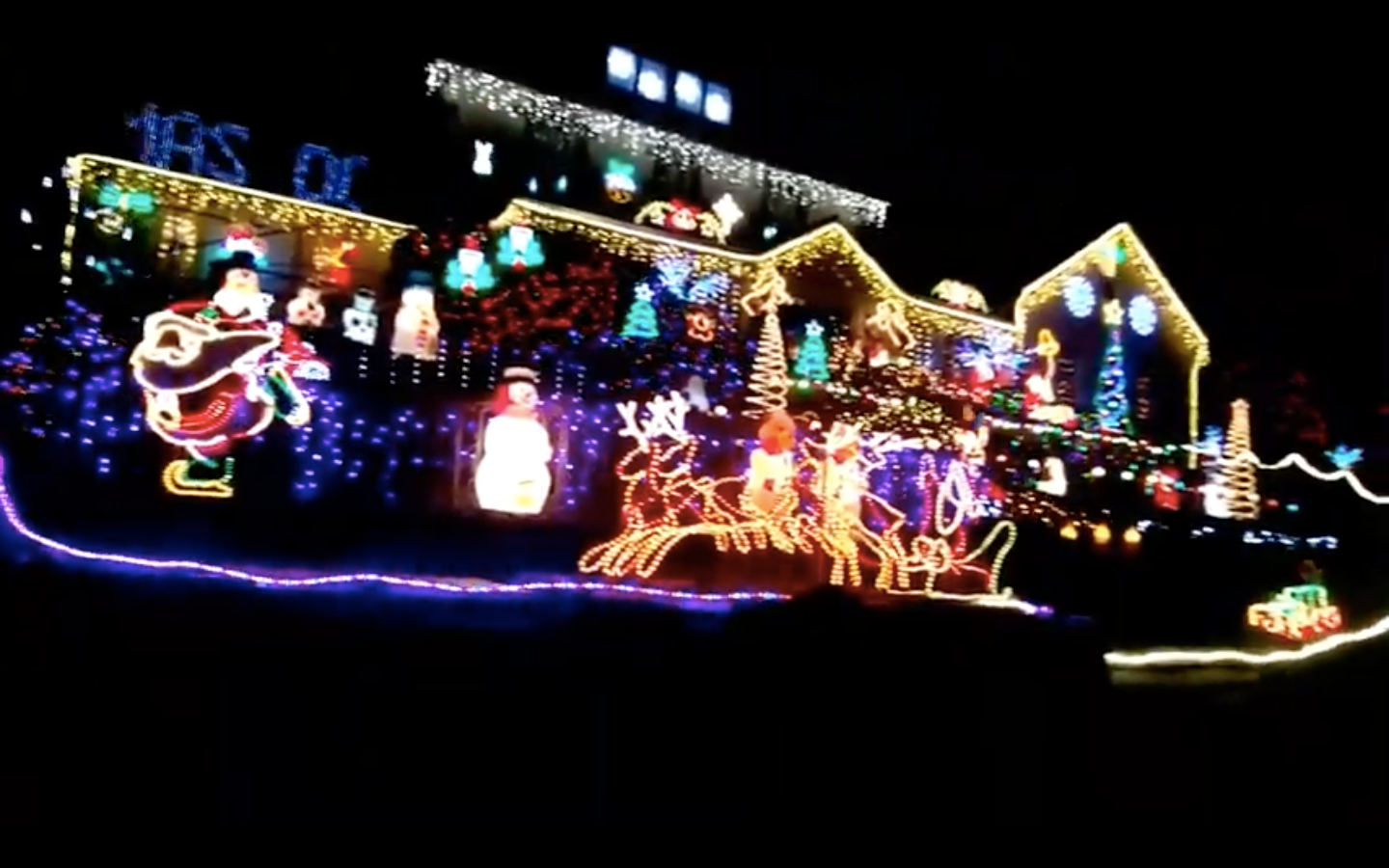 Couple put up more than 150,000 lights requiring 16,000 watts to power