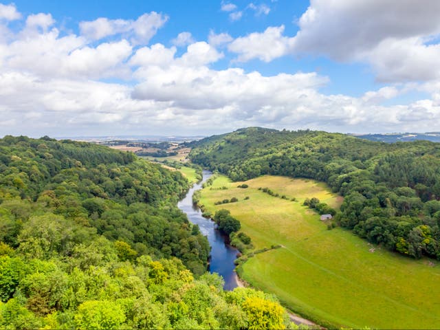 The River Wye at Symonds Yat in the Forest of Dean
