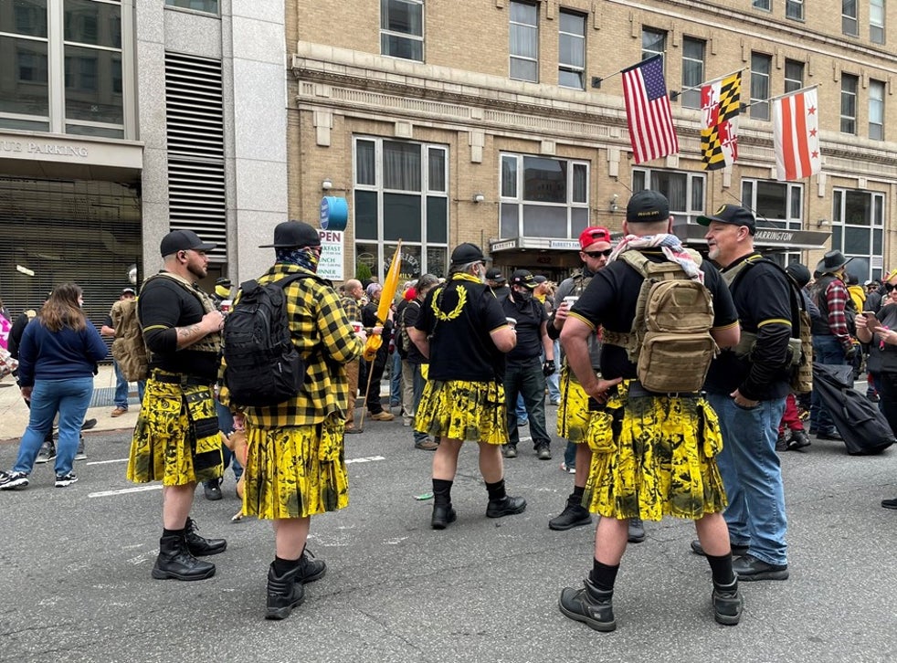 The Proud Boys Made Yellow Kilts The Latest Fashion Victim Of The Far Right Here S What We Need To Do Now The Independent the proud boys made yellow kilts the