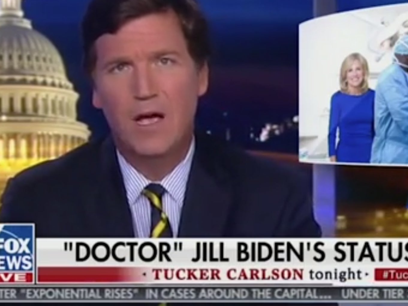  Tucker Carlson compares Jill Biden to Dr Pepper in latest vicious attack on her title