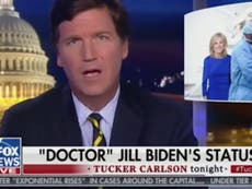 Tucker Carlson compares Jill Biden to Dr Pepper in latest vicious attack on her title