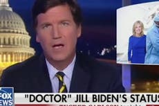 Tucker Carlson compares Jill Biden to Dr Pepper in latest vicious attack on her title