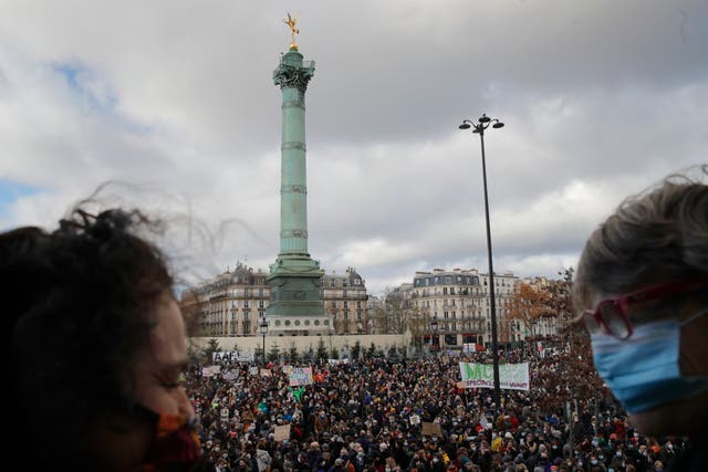 Virus Outbreak France Protests