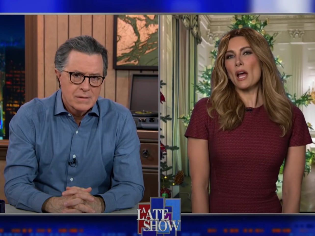 Laura Benanti as Melania Trump on  The Late Show with Stephen Colbert