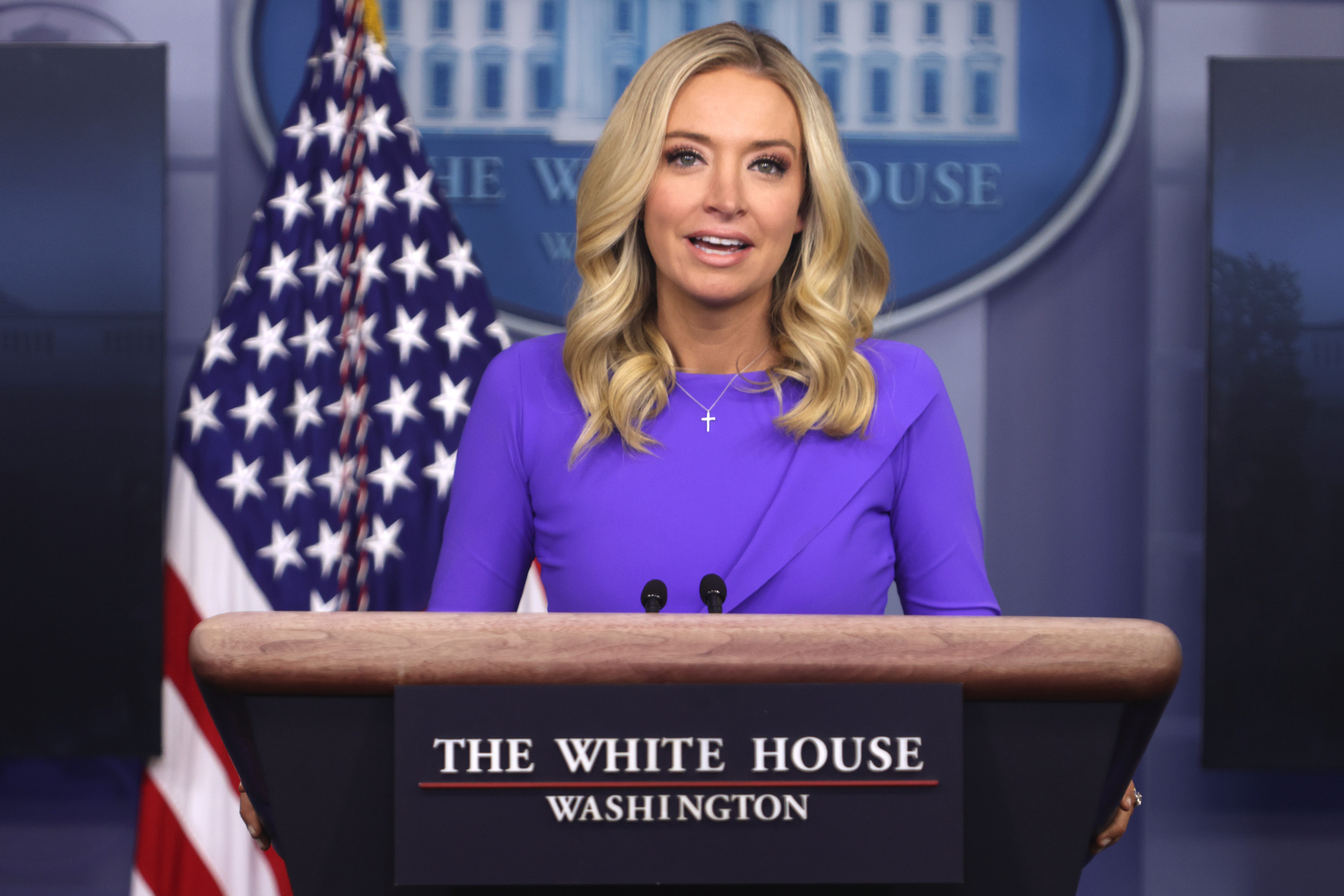 Kayleigh McEnany has been White House press secretary since April