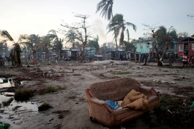 The aftermath of Hurricane Iota in Bilwi, Nicaragua November 27, 2020