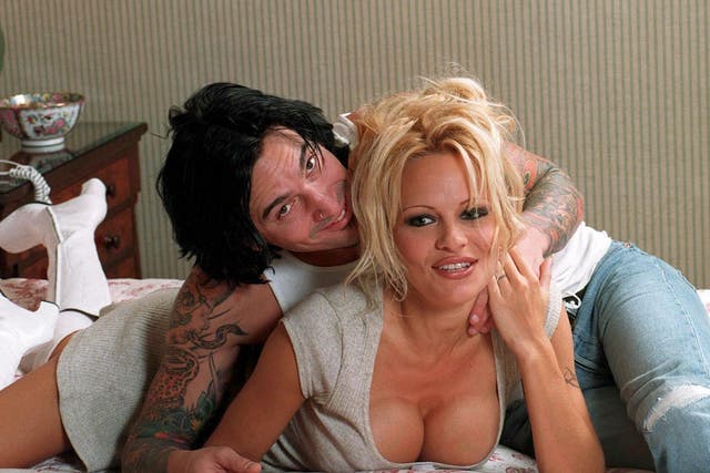 <p>Tommy Lee y Pamela Anderson</p>