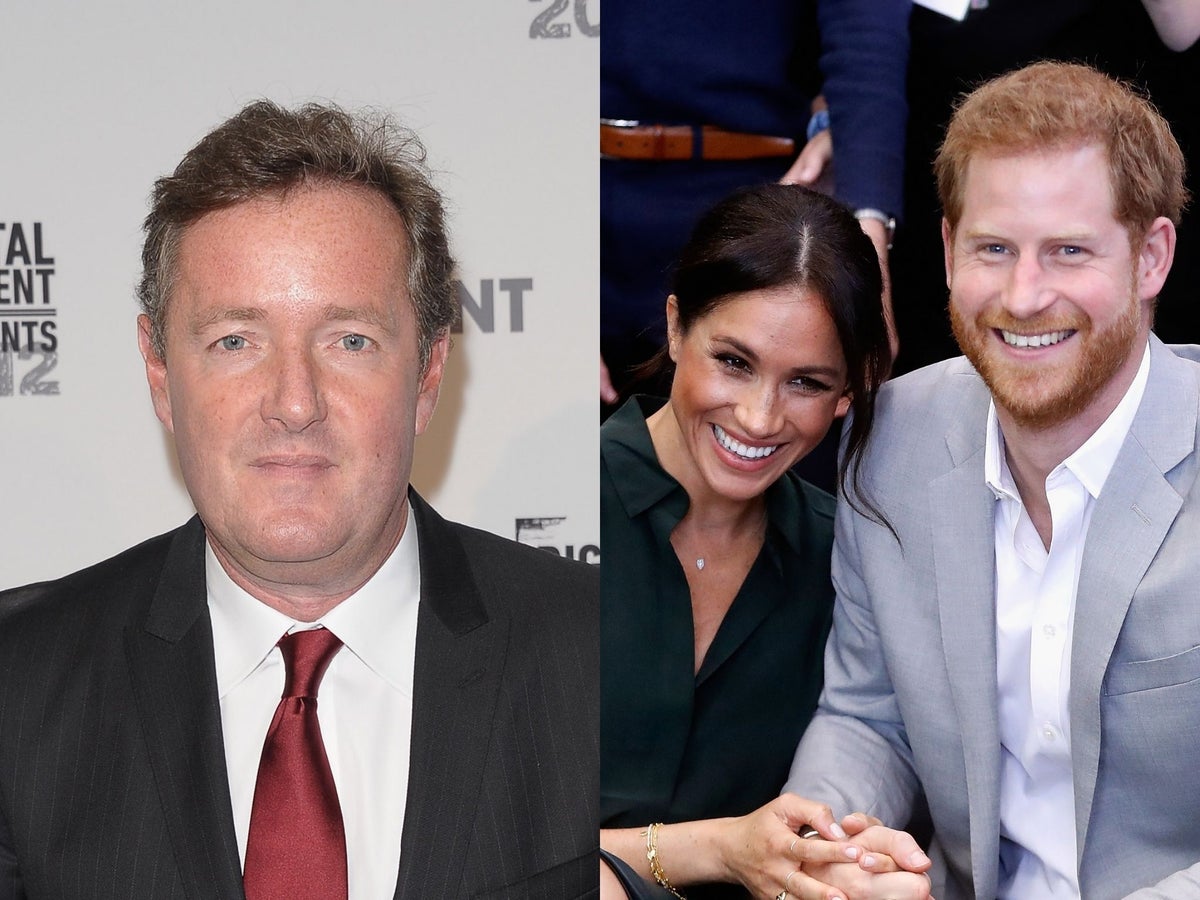 Piers Morgan suggests Prince Harry should ‘rein in his royals-trashing wife’
