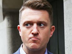 Tommy Robinson banned from all football matches for four years