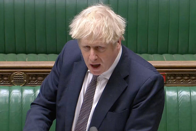<p>Boris Johnson, looking prime ministerial</p>