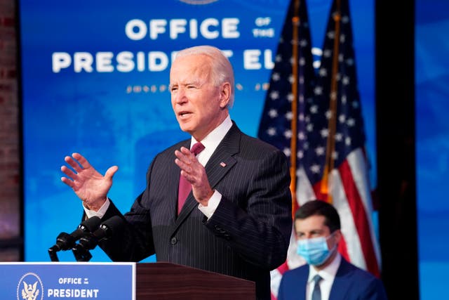 <p>Joe Biden said he will take a coronavirus vaccine publicly to try building confidence in the drug. Photo: Reuters&nbsp;</p>