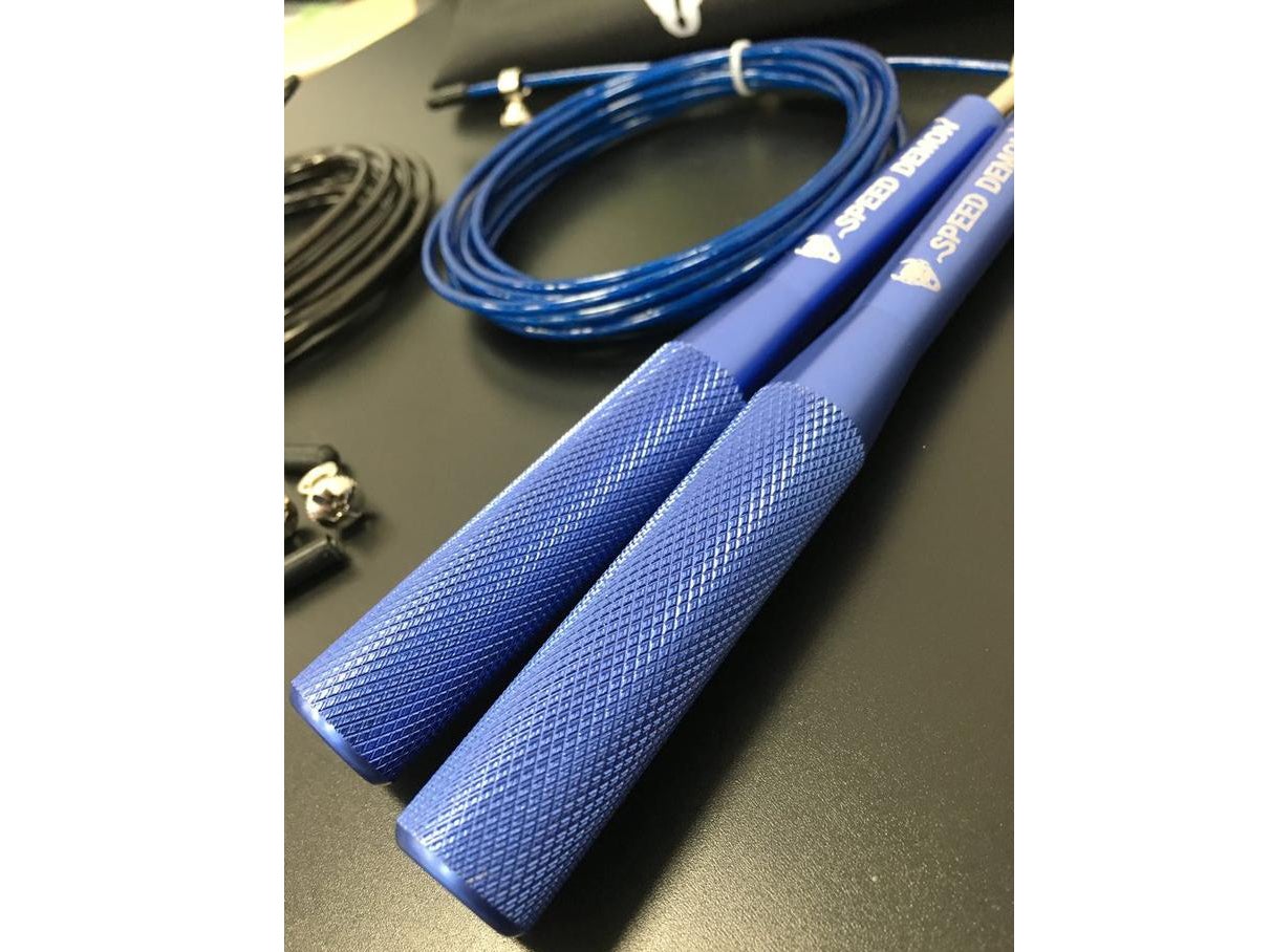 Adult Skipping Rope Nylon Jumping Rope Speed Exercise Handle Boxing Fitness UK 
