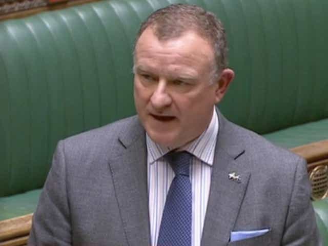 <p>Drew Hendry was barred from the rest of the day’s proceedings</p>