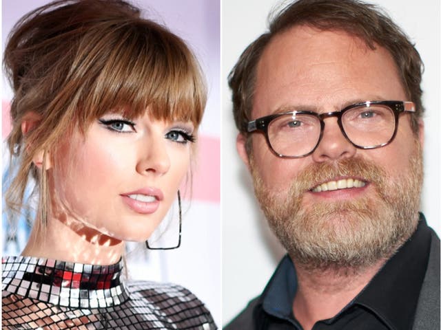 Taylor Swift and The Office's Rainn Wilson have hilarious Twitter exchange 