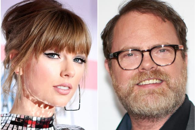 Taylor Swift and The Office's Rainn Wilson have hilarious Twitter exchange 