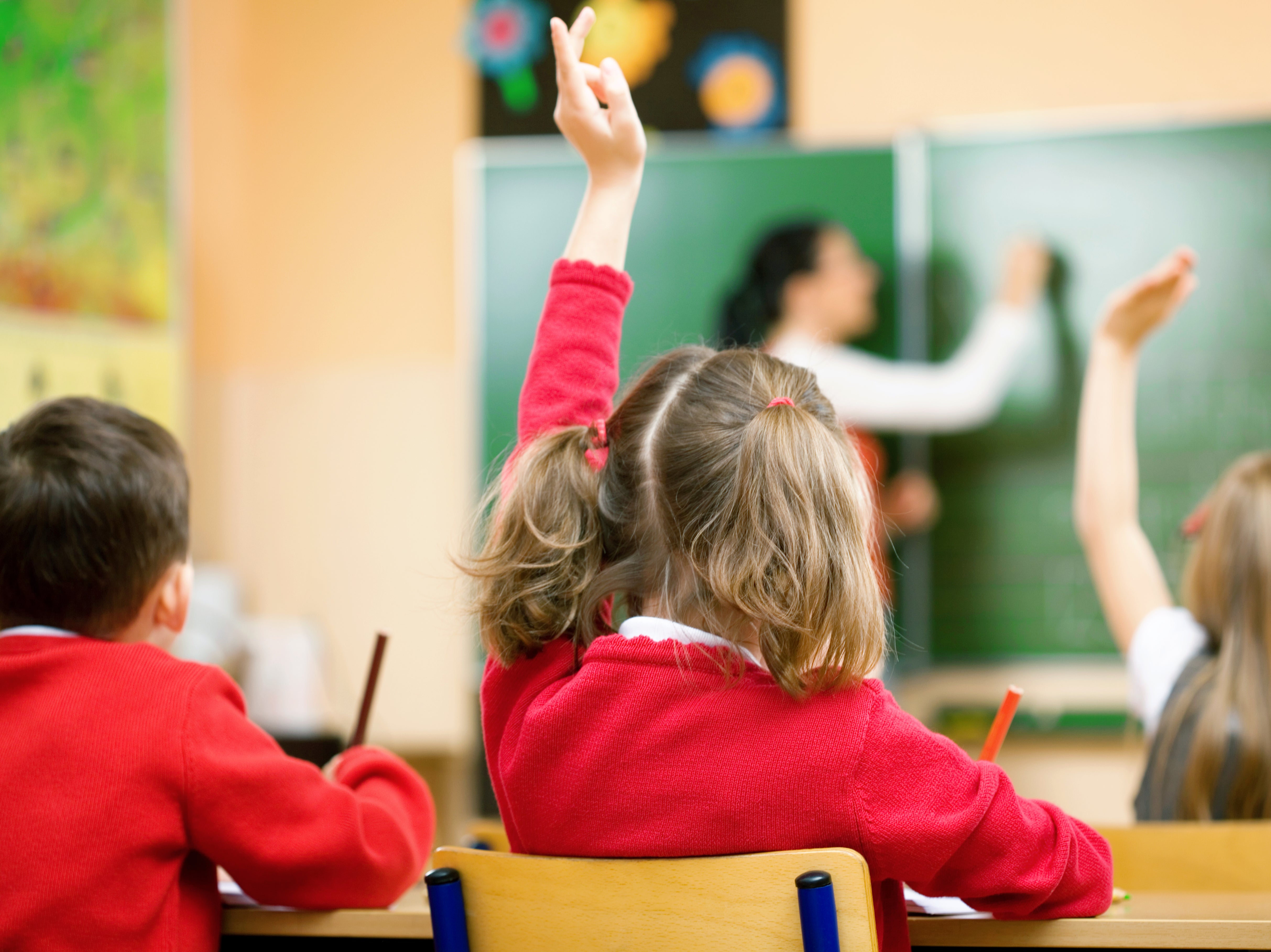 Around 16 per cent of children attended state school last week, DfE figures show