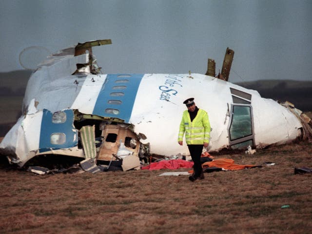 <p>Pan Am flight 103 came down over Lockerbie, Scotland, in 1988, killing 270 people.</p>